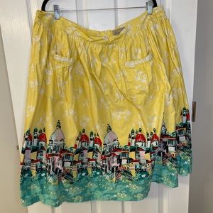 Lindy Bop Venice Border Skirt